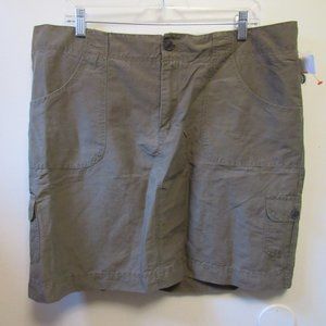 Merona Army Green Cargo Skirt